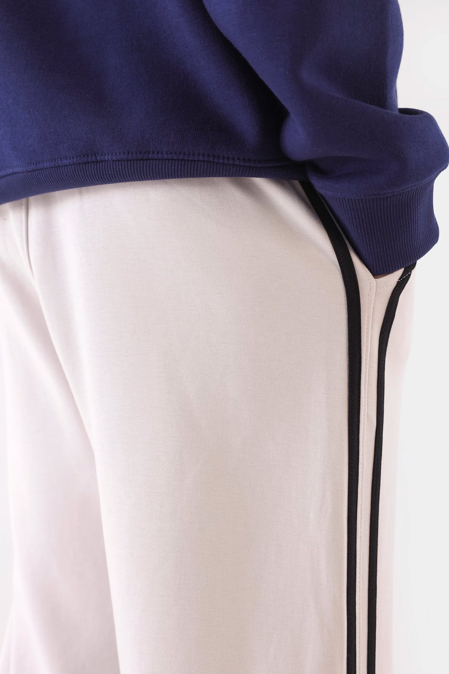 Straight Striped Trousers