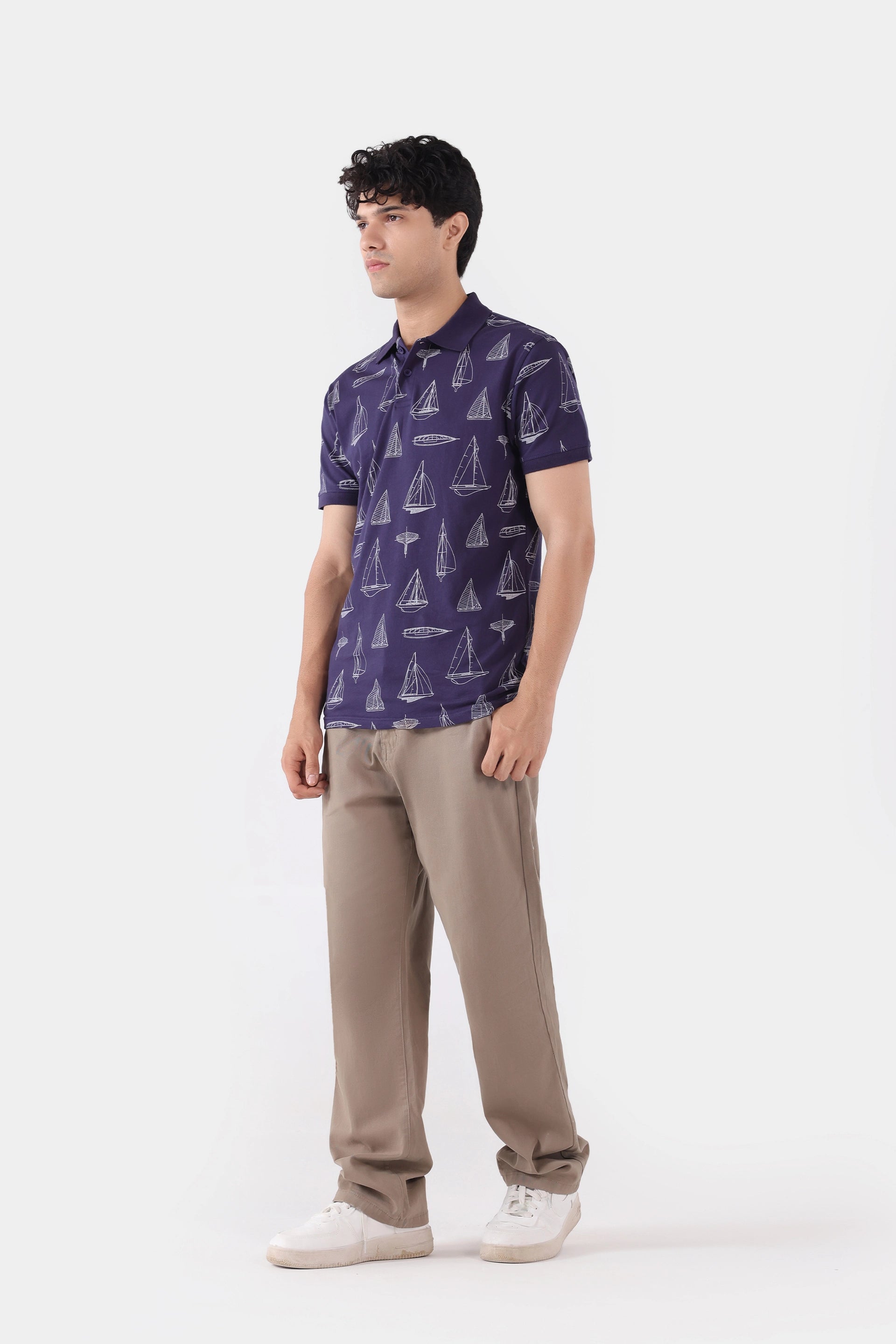 All Over Printed Polo - Cougar Clothing