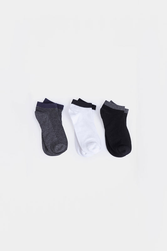 Pack of 3 No Show Socks - Cougar Clothing
