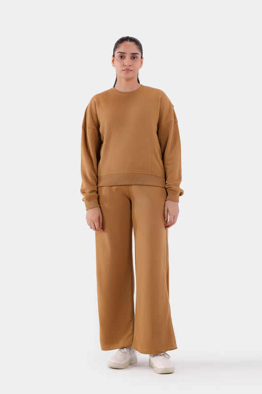 Basic Paneled Sweatshirt - Cougar Clothing