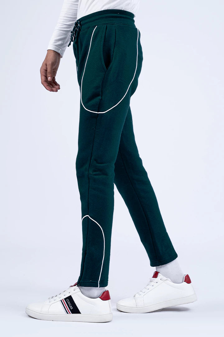 Dark Teal Slim Fit Trousers