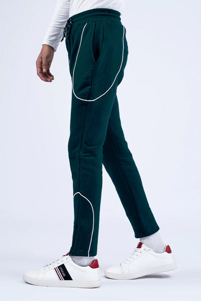 Dark Teal Slim Fit Trousers
