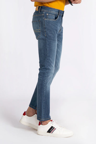 Blue Faded Slim fit Jeans