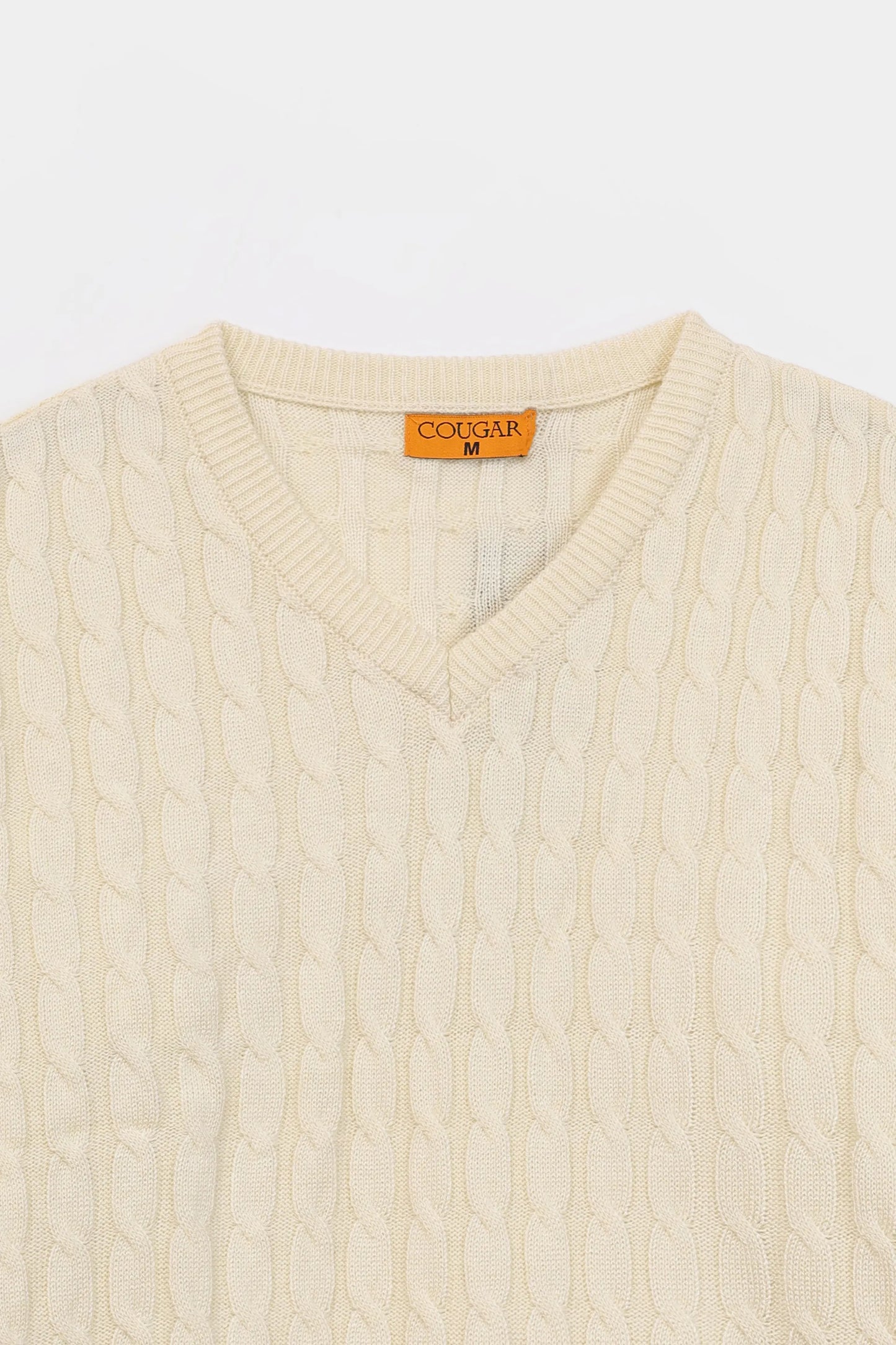 Cable Knit Sweater - Cougar Clothing