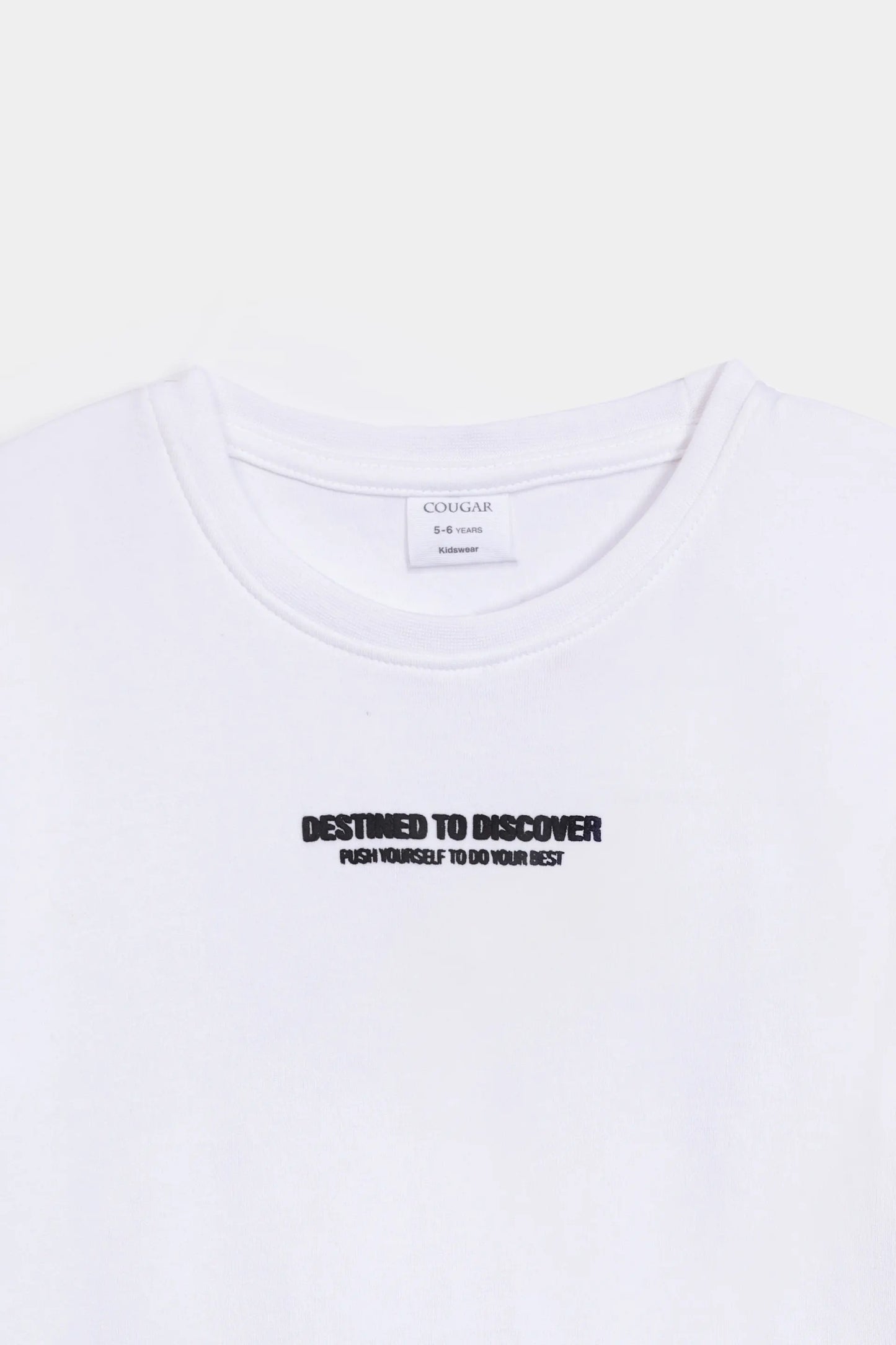 Slogan Print T-Shirt - Cougar Clothing