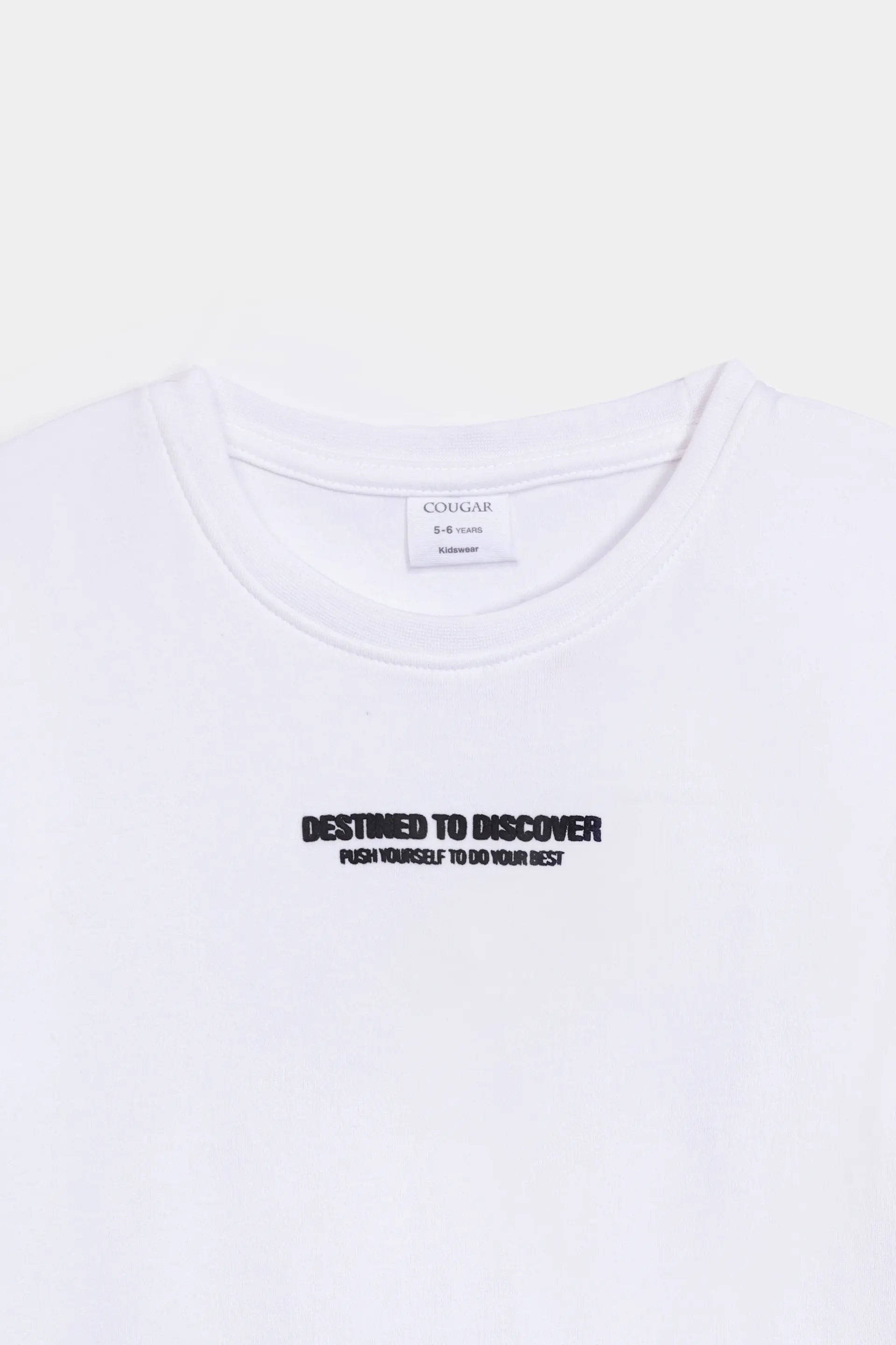 Slogan Print T-Shirt - Cougar Clothing