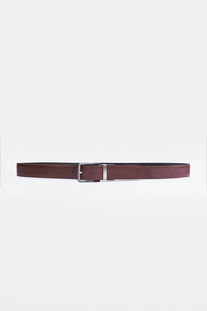 Textured Reversible Belt - Cougar Clothing