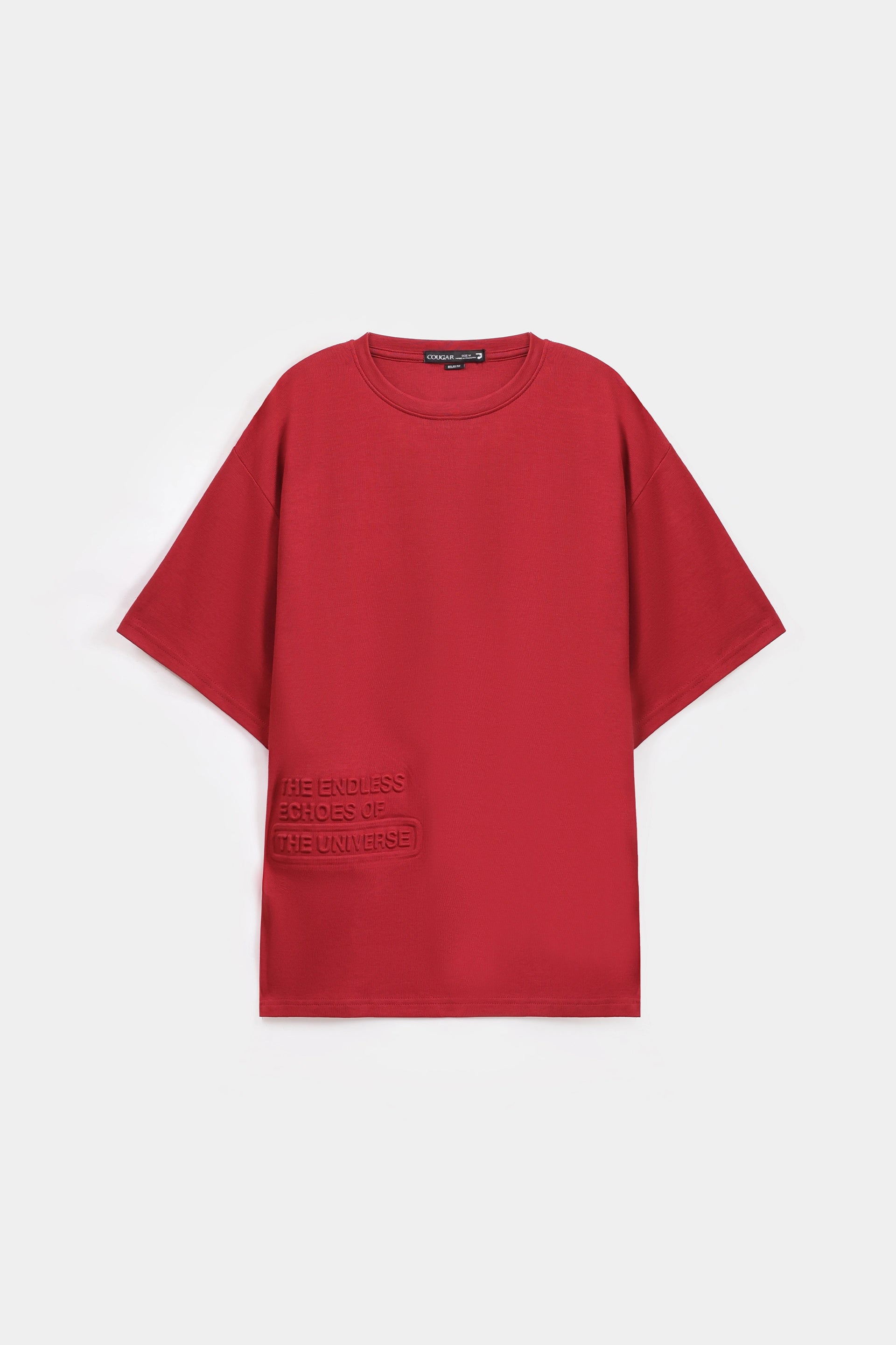 Raised Text T-Shirt - Cougar Clothing