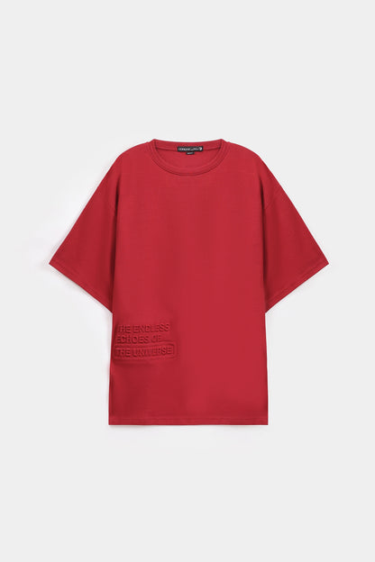 Raised Text T-Shirt - Cougar Clothing