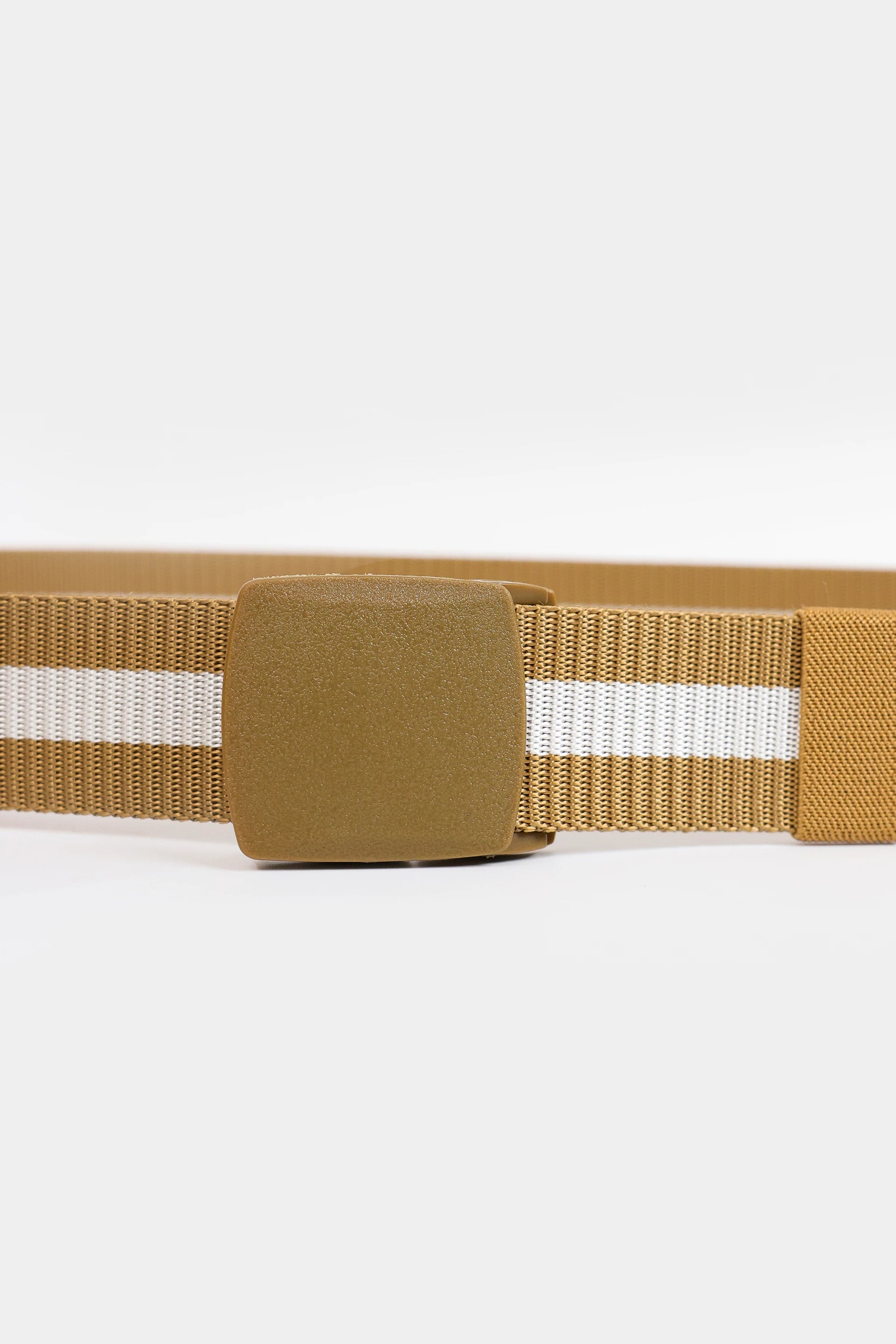 Contrast Striped Webbing Belt - Cougar Clothing