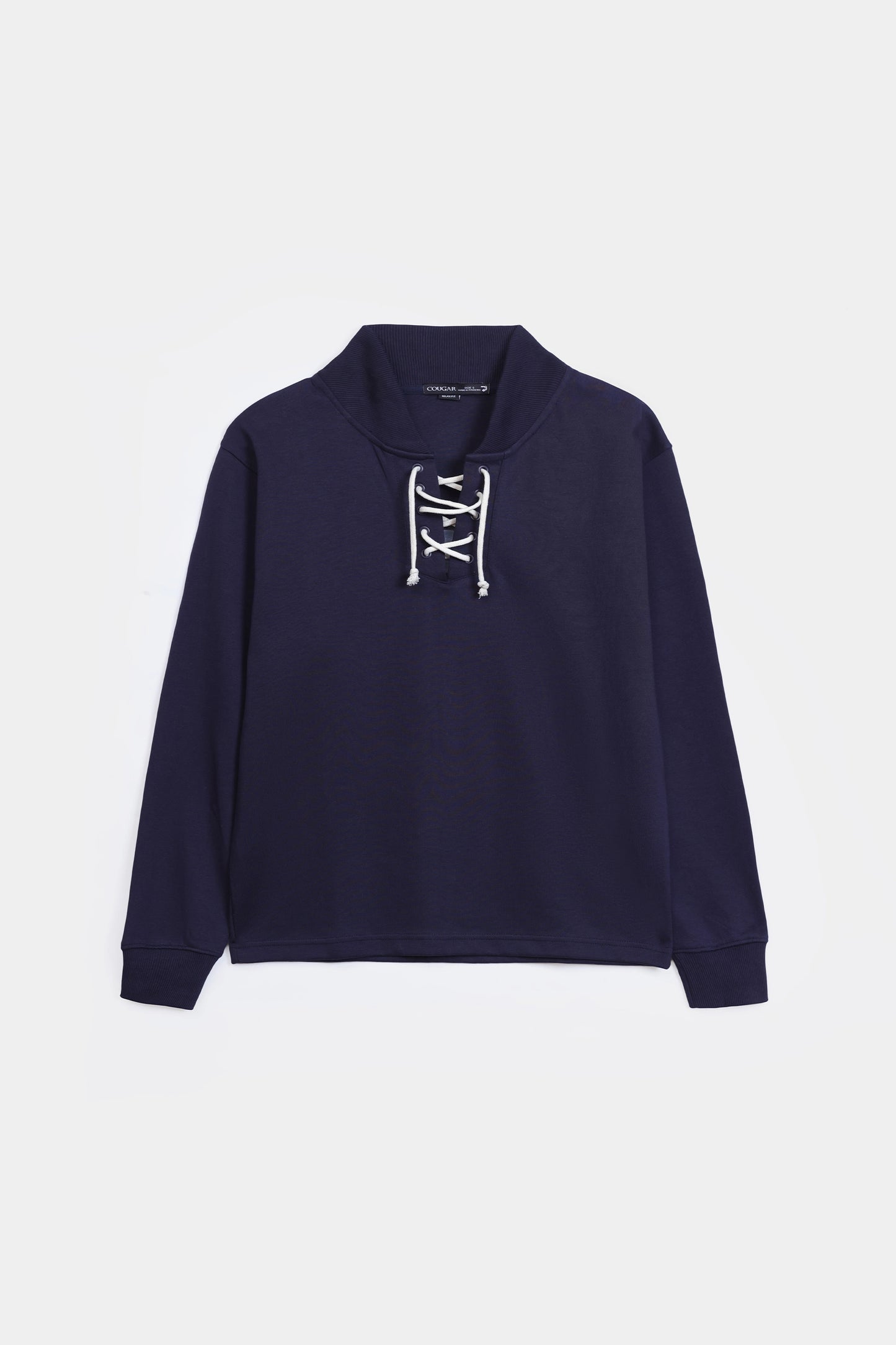 Contrast Drawstring Sweatshirt - Cougar Clothing