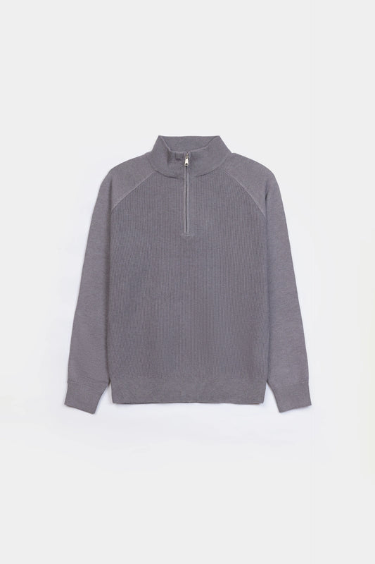 Raglan Quarter Zip Sweater - Cougar Clothing