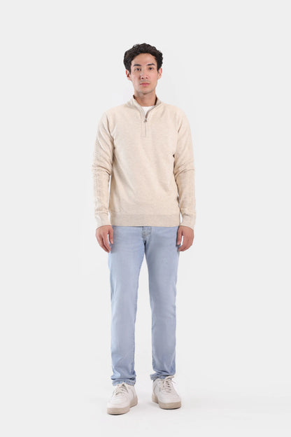 Quarter Zip Sweater - Cougar Clothing