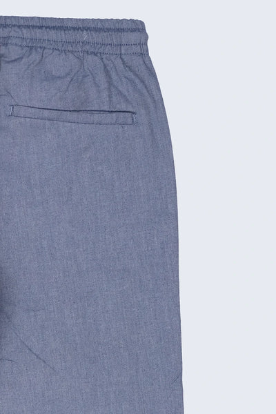 Blue Slim Fit Woven Trousers