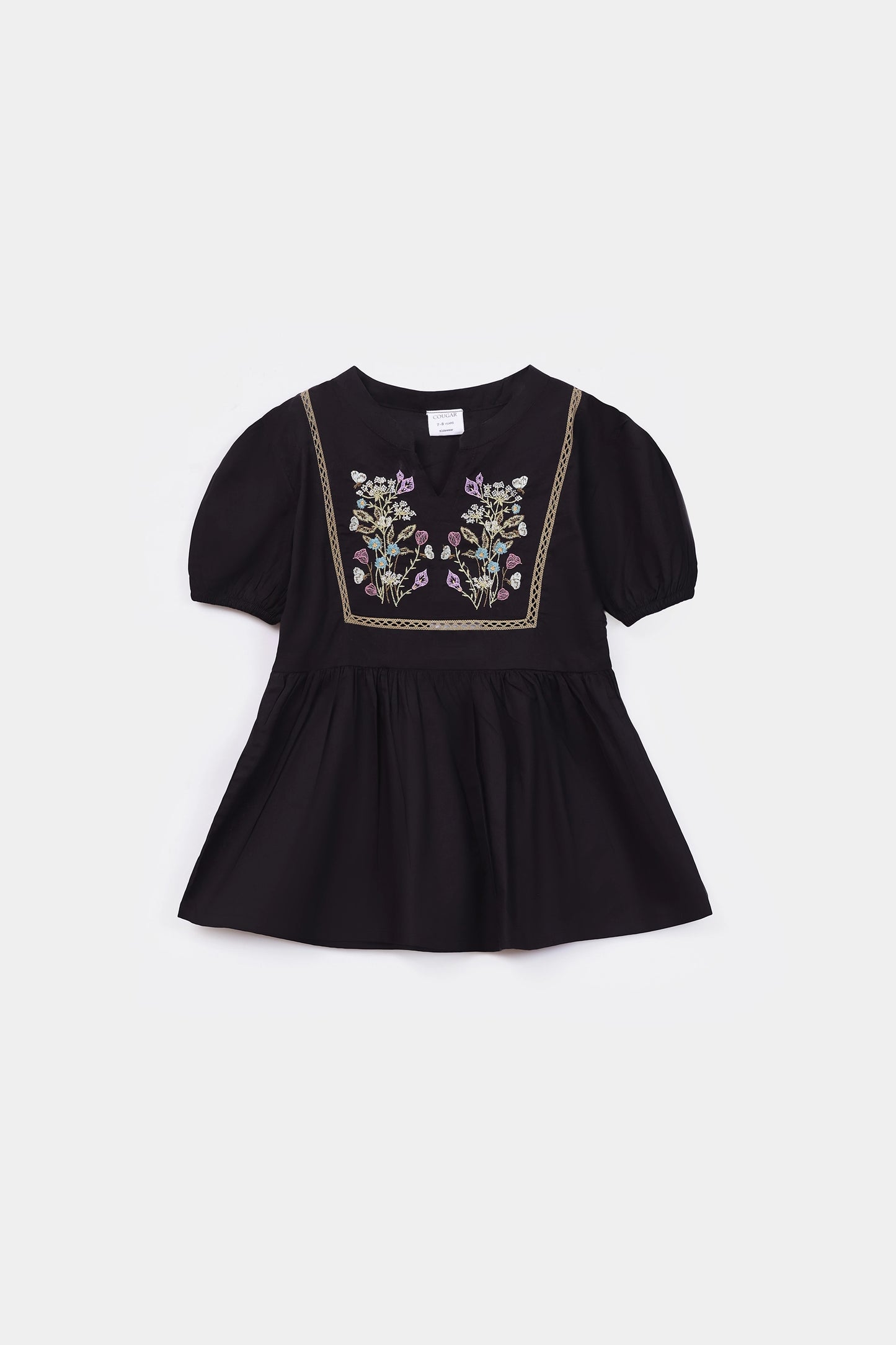 Embroidered Cambric Dress - Cougar Clothing