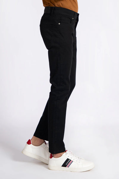 Black Five Pocket Slim Fit Pants