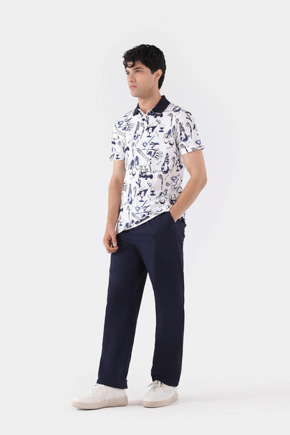 All Over Printed Polo - Cougar Clothing