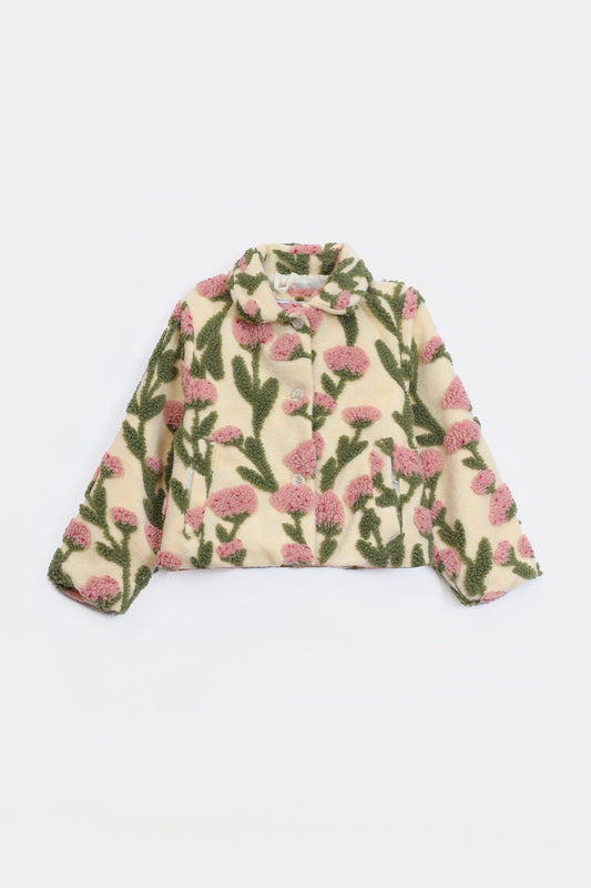 Floral Fleece Jacket - Cougar Clothing