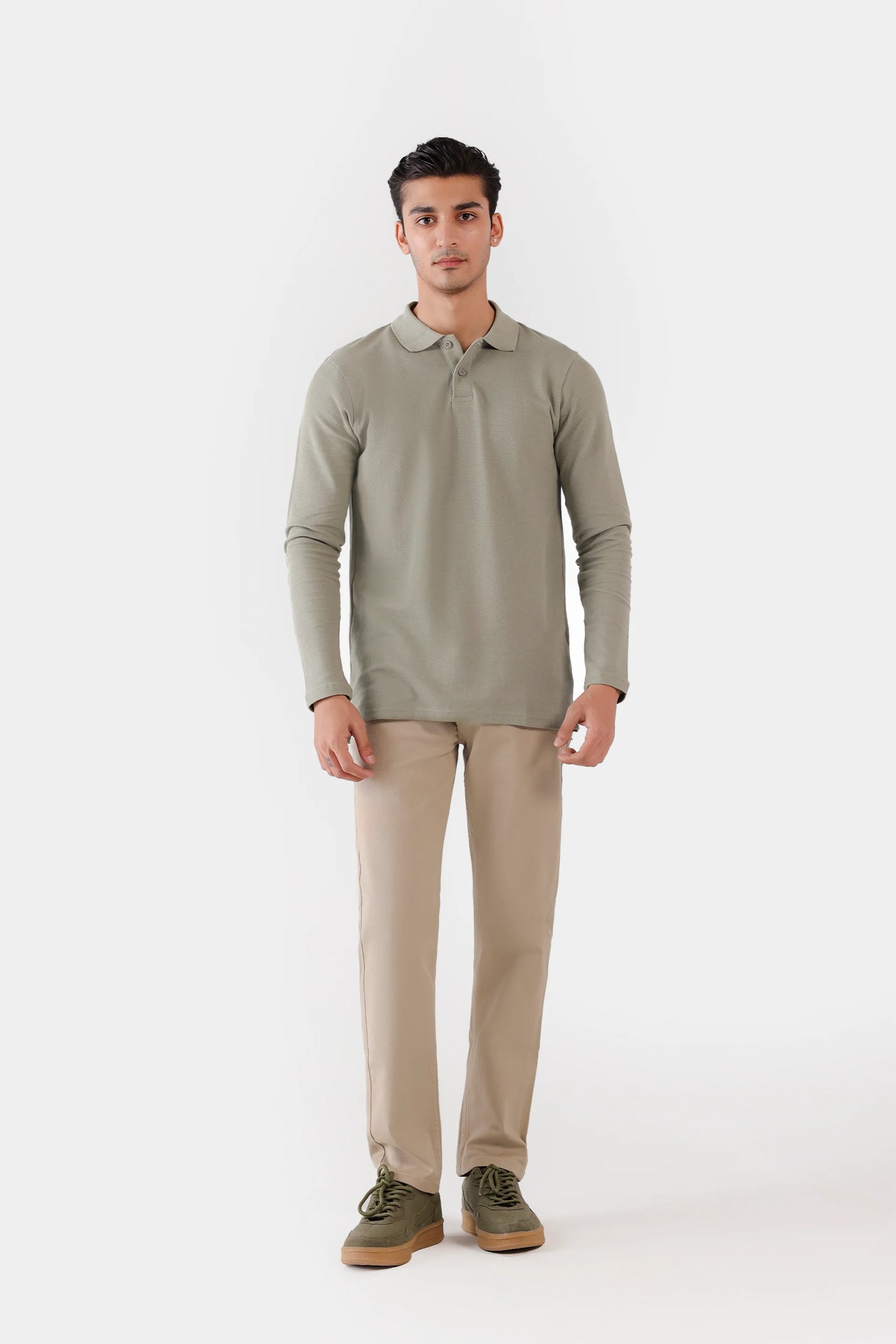 Honeycomb Knit Polo - Cougar Clothing