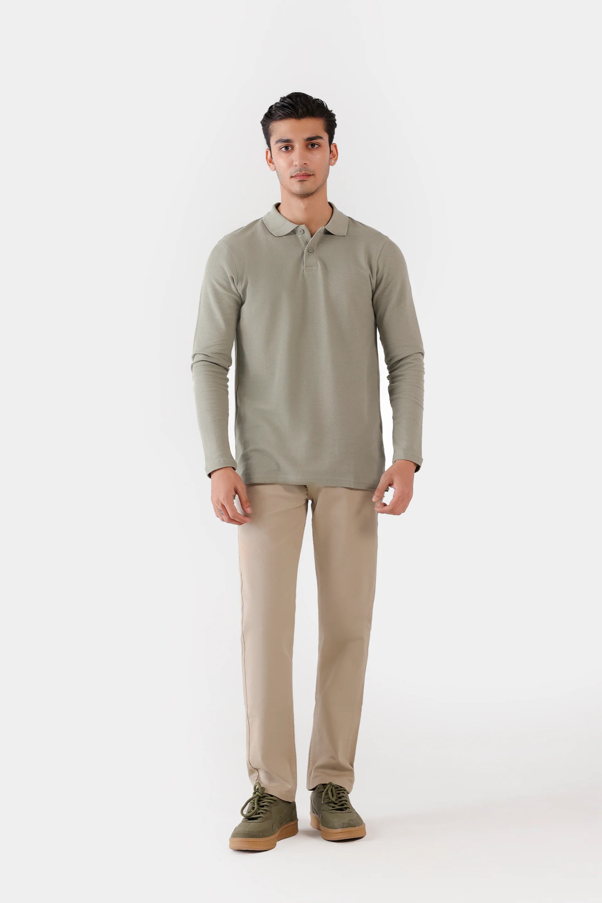 Honeycomb Knit Polo - Cougar Clothing