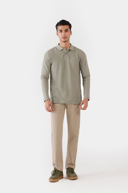 Honeycomb Knit Polo - Cougar Clothing