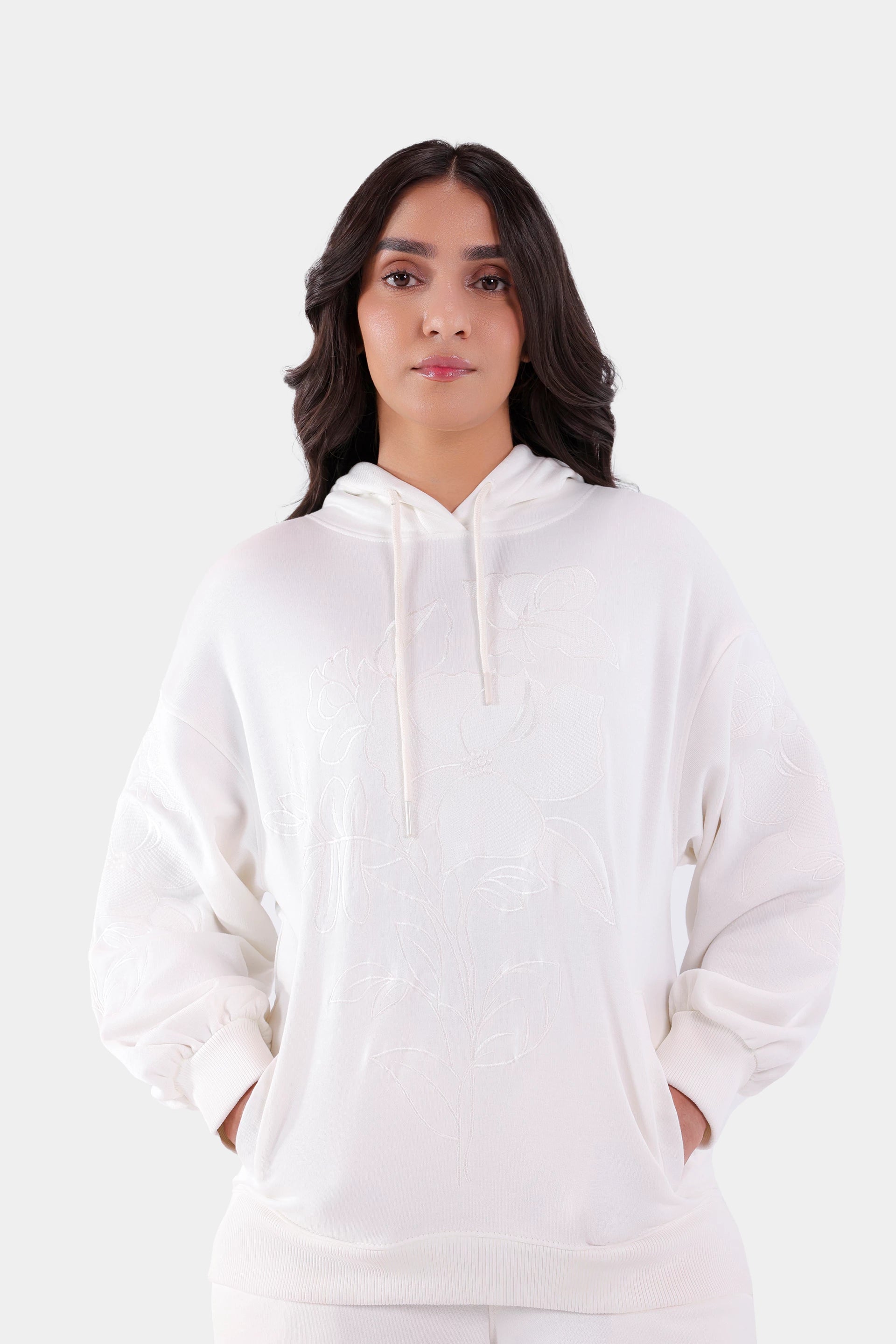 Embroidered Fleece Hoodie - Cougar Clothing