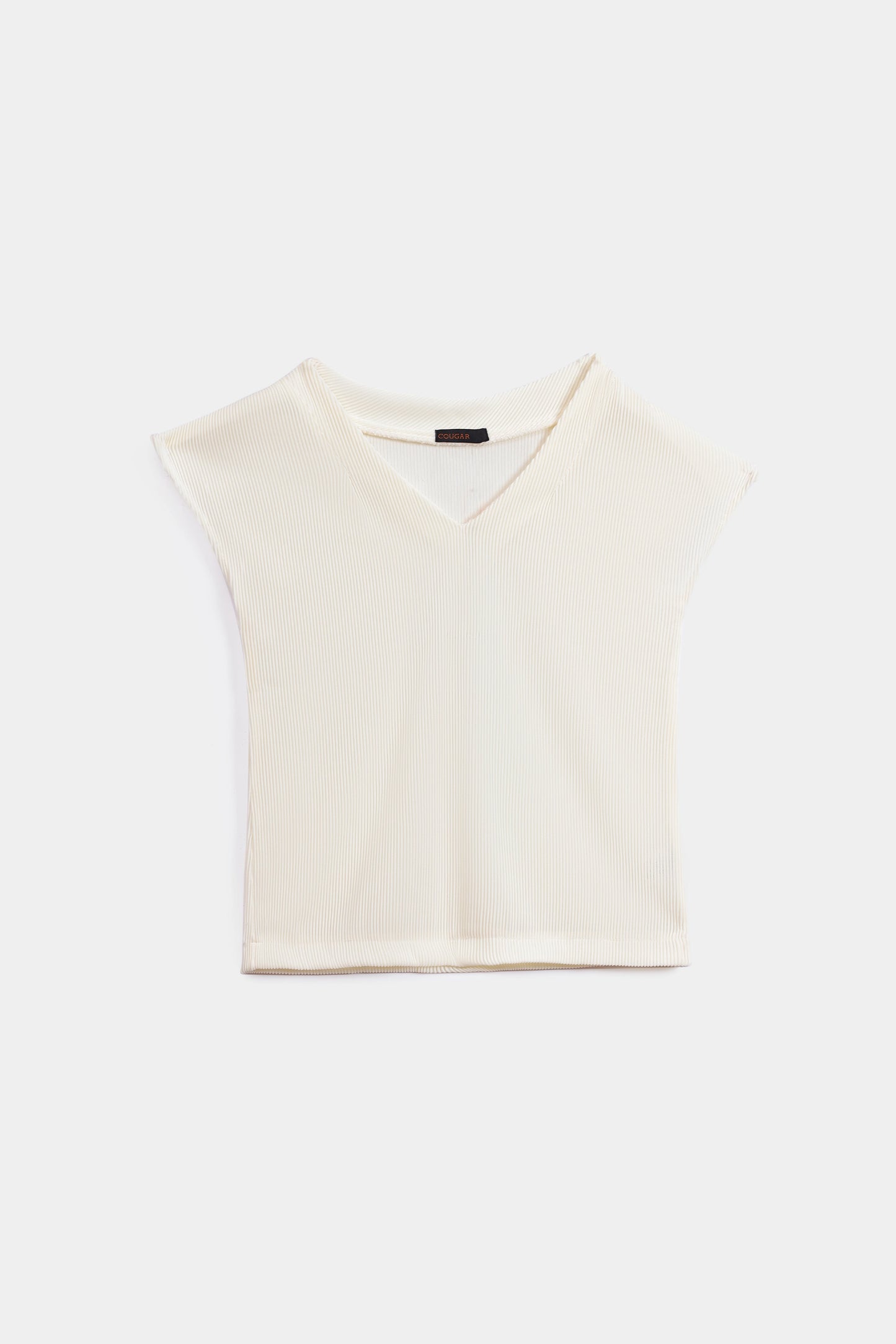 Cap Sleeve Textured Top - Cougar Clothing