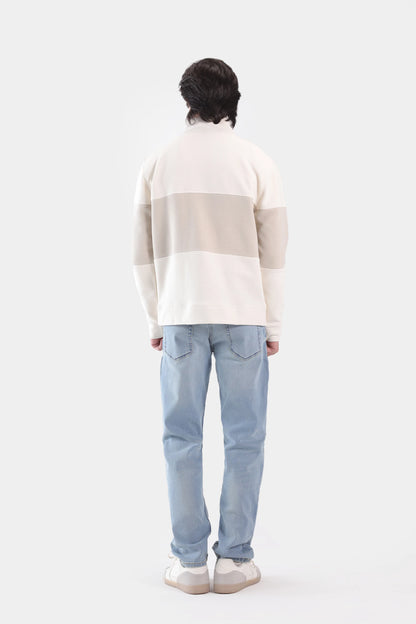 Relaxed Color Block Sweatshirt - Cougar Clothing