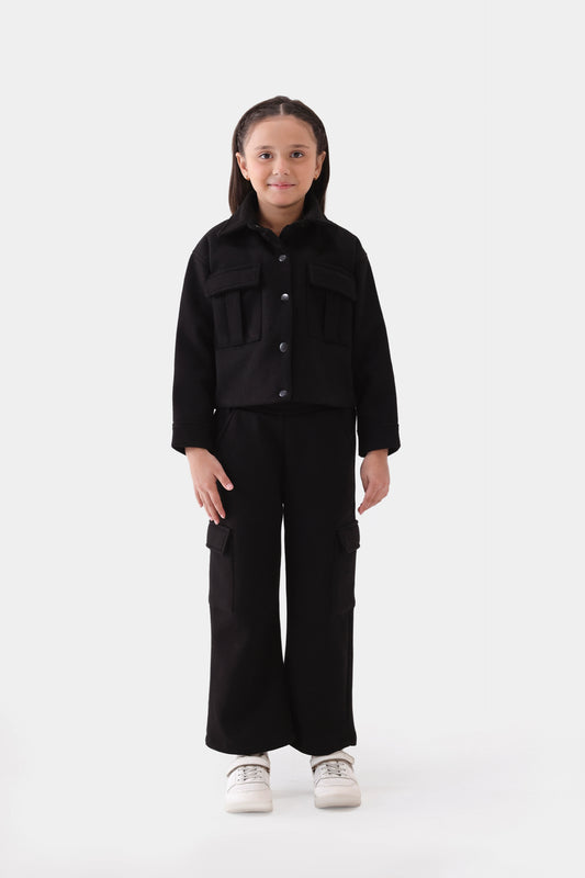 Flap Pocket Tweed Jacket