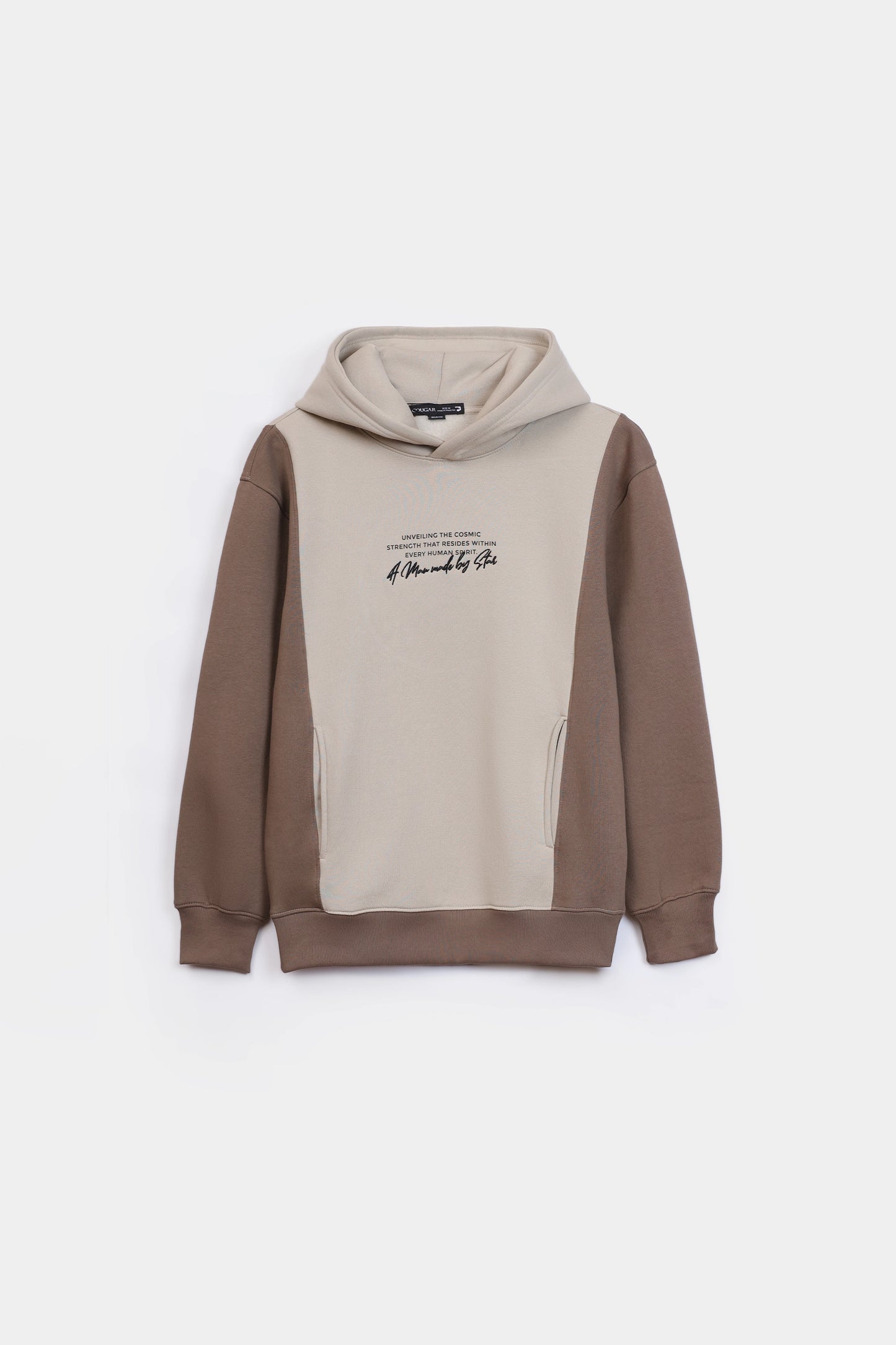 Color Block Fleece Hoodie - Cougar Clothing