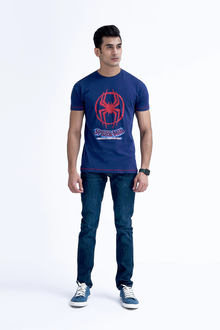 Ink Blue Graphic T-Shirt