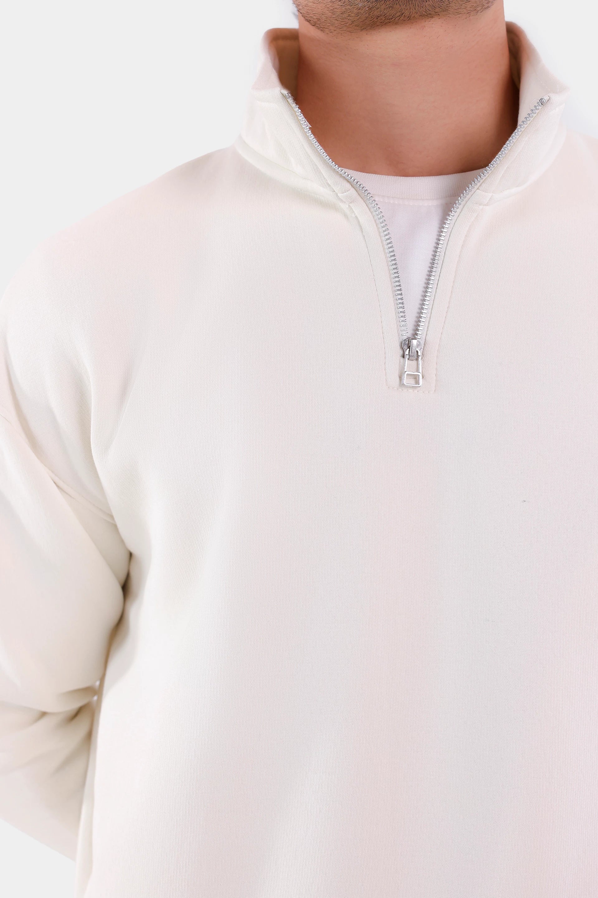 Oversized Quarter Zip Pullover - Cougar Clothing