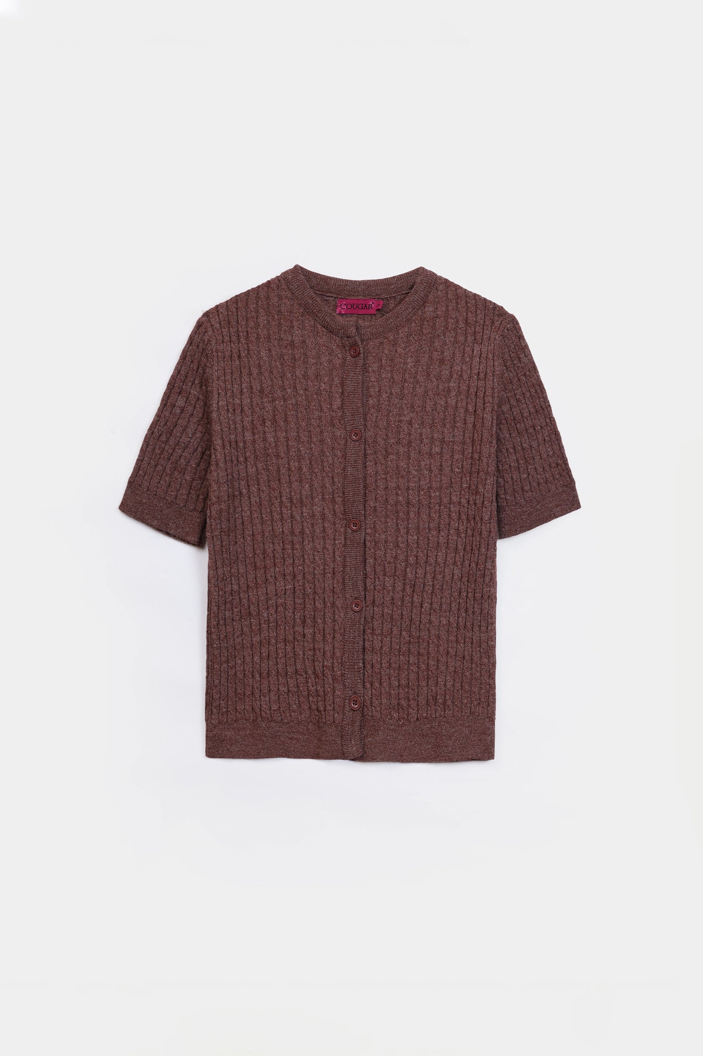 Cable Knit Short Sleeved Cardigan