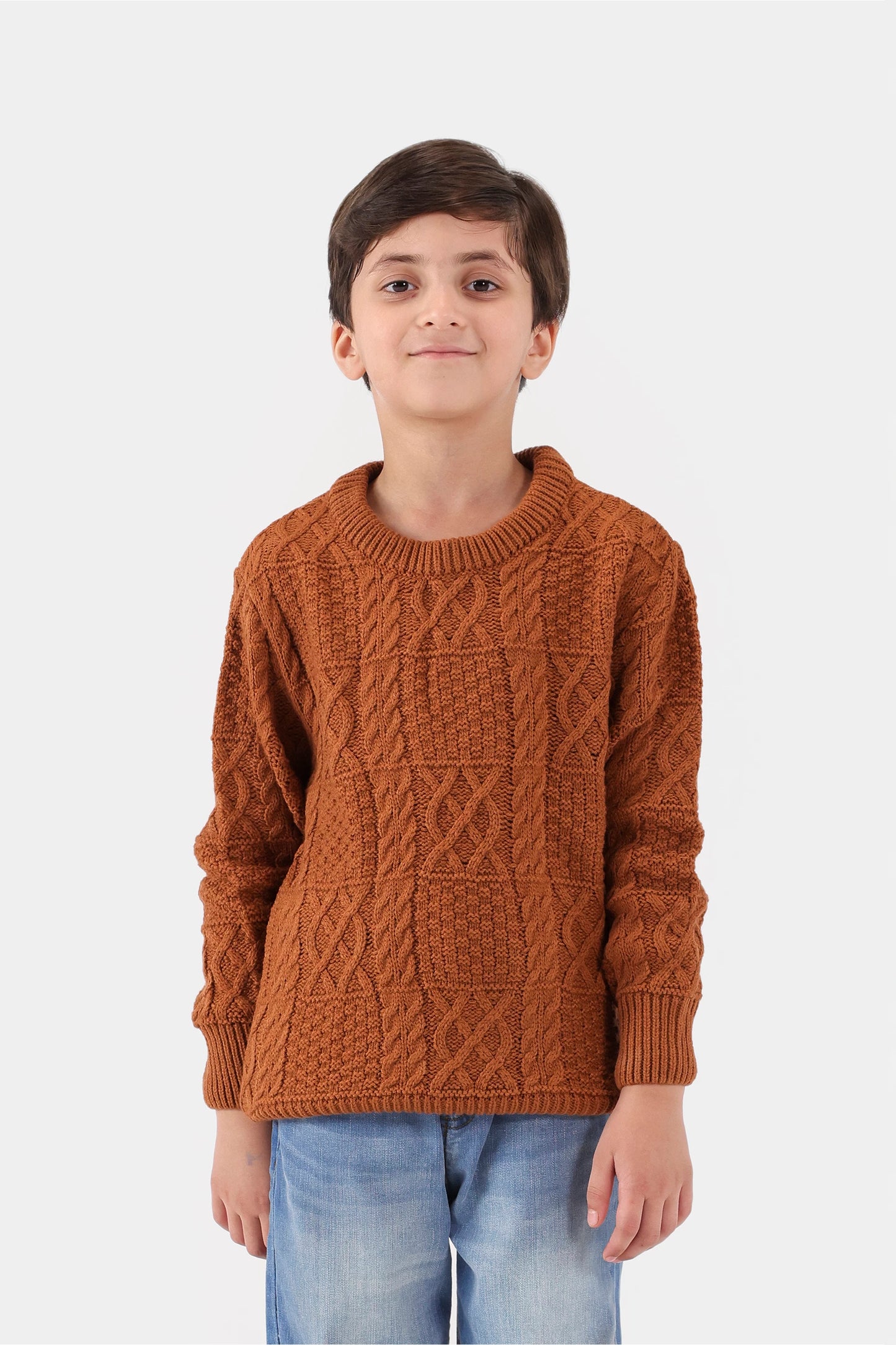 Textured Knit Sweater - Cougar Clothing