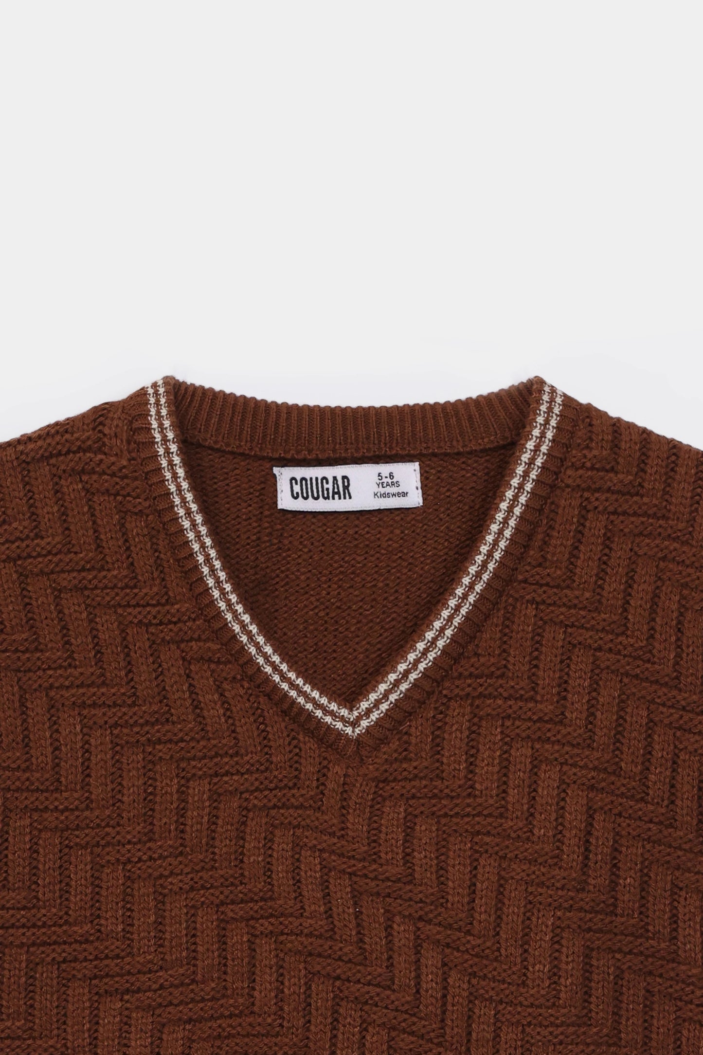 Textured Sweater Vest - Cougar Clothing