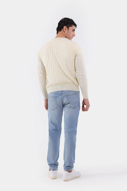 Cable Knit Sweater - Cougar Clothing