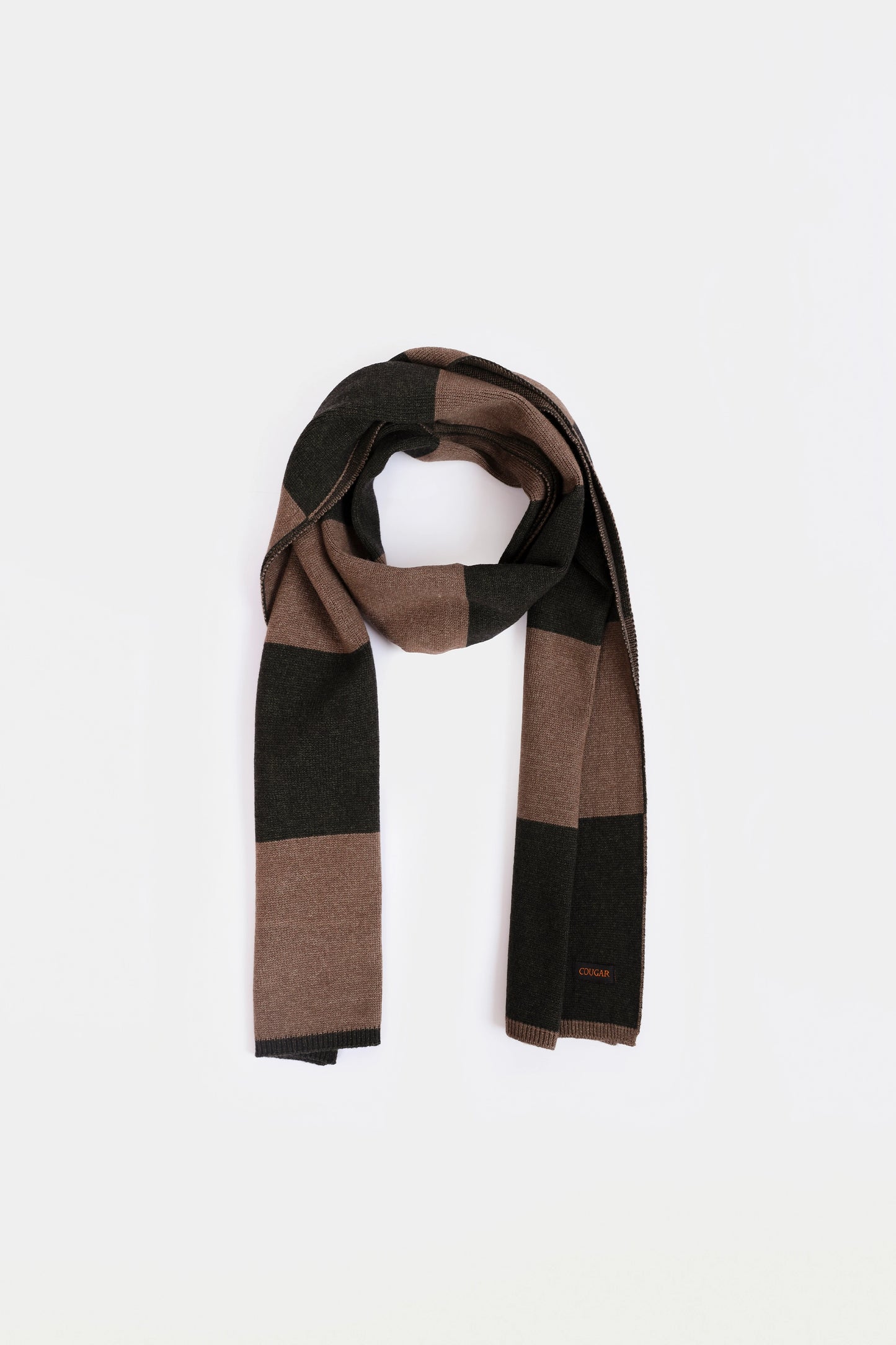 Color Block Wool Scarf - Cougar Clothing