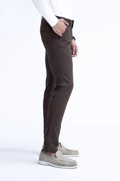 Chocolate Slim Fit Chino Pants