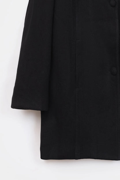 Single Breasted Mid-Length Coat - Cougar Clothing