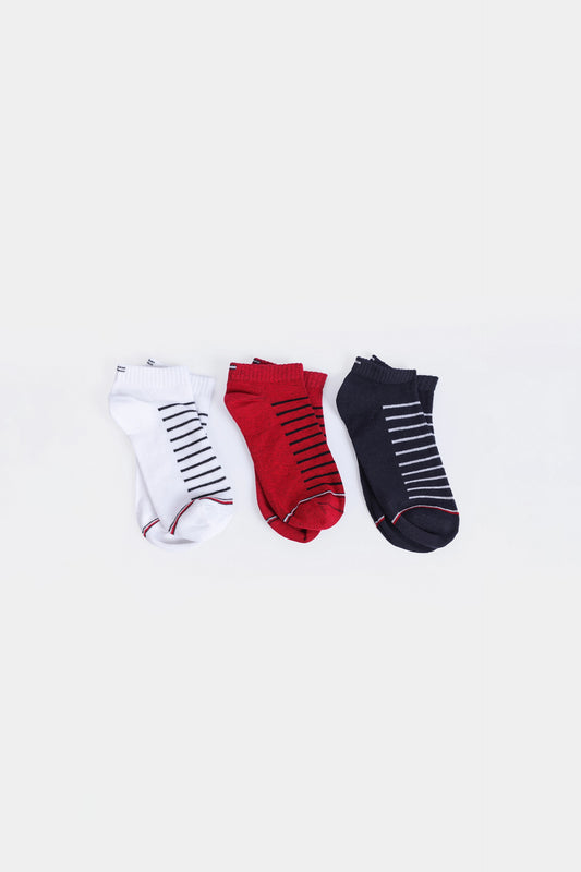 Pack of 3 Ankle Socks - Cougar Clothing