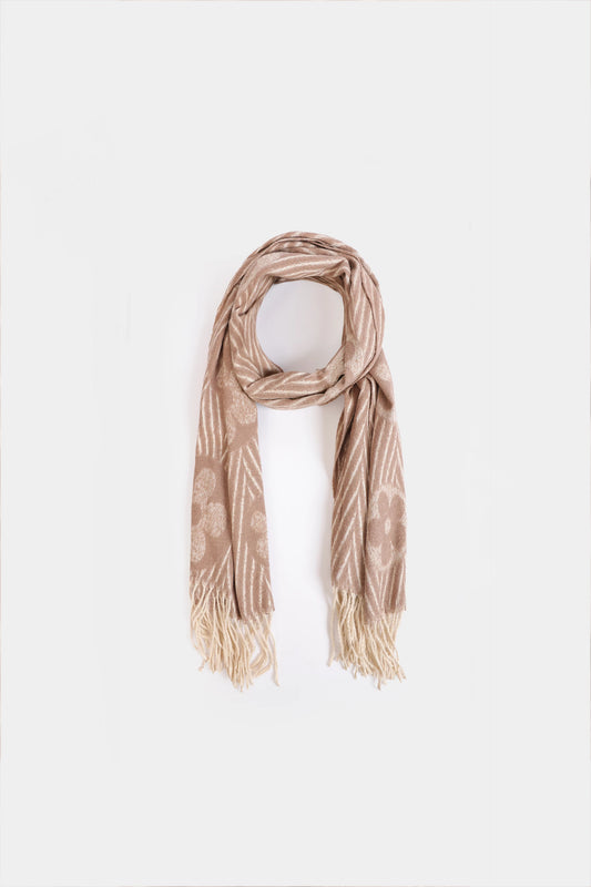 Soft Yarn Blend Knitted Shawl