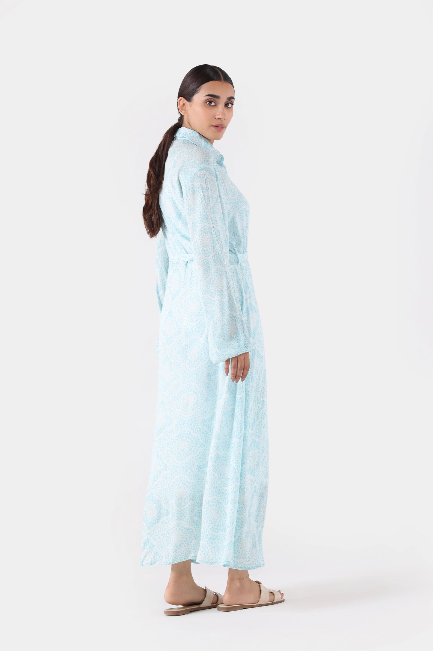 Printed Midi Dress - Cougar Clothing