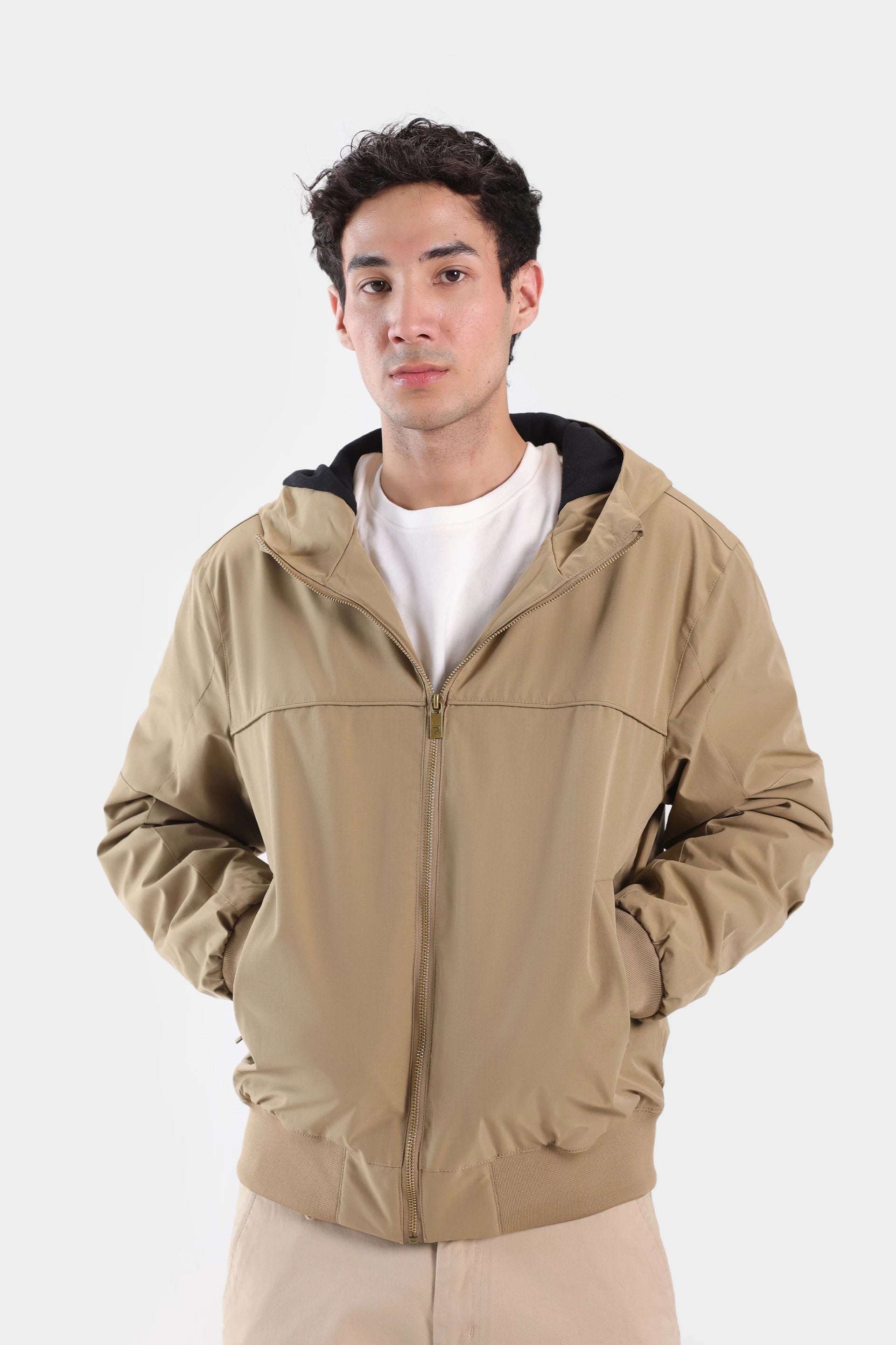 Paneled Jacket With Hood - Cougar Clothing