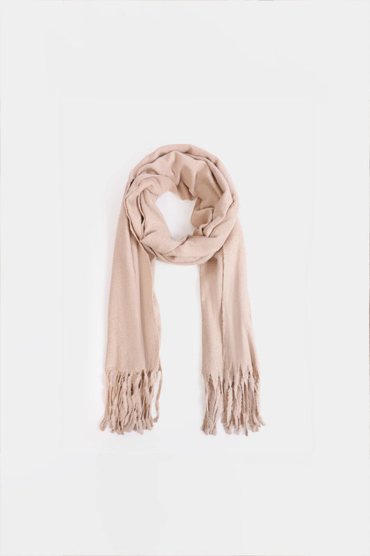 Sleek Plush Knit Shawl