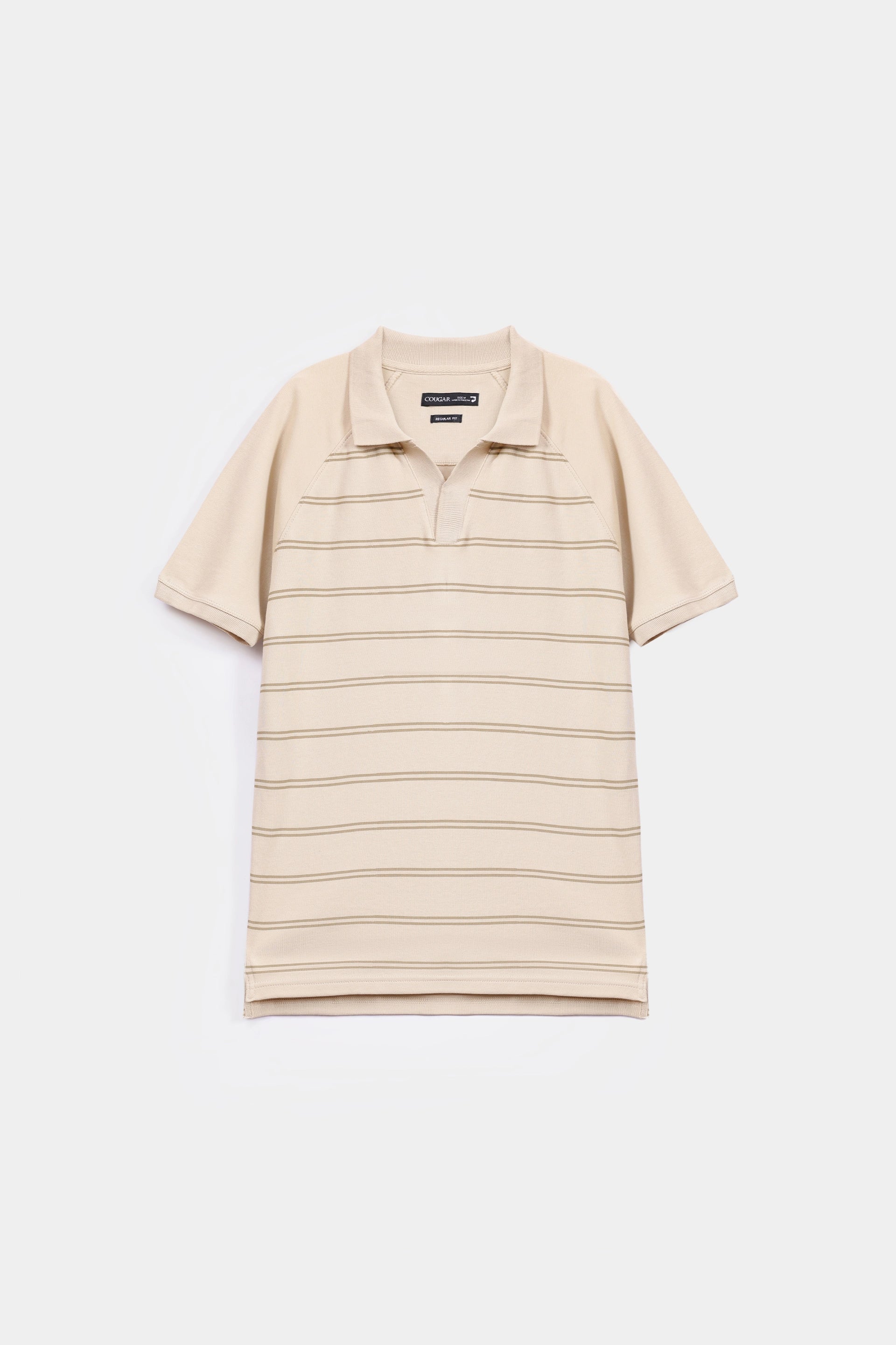 Raglan Striper Polo - Cougar Clothing