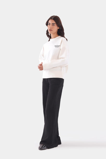 Oversized Back Printed Sweatshirt