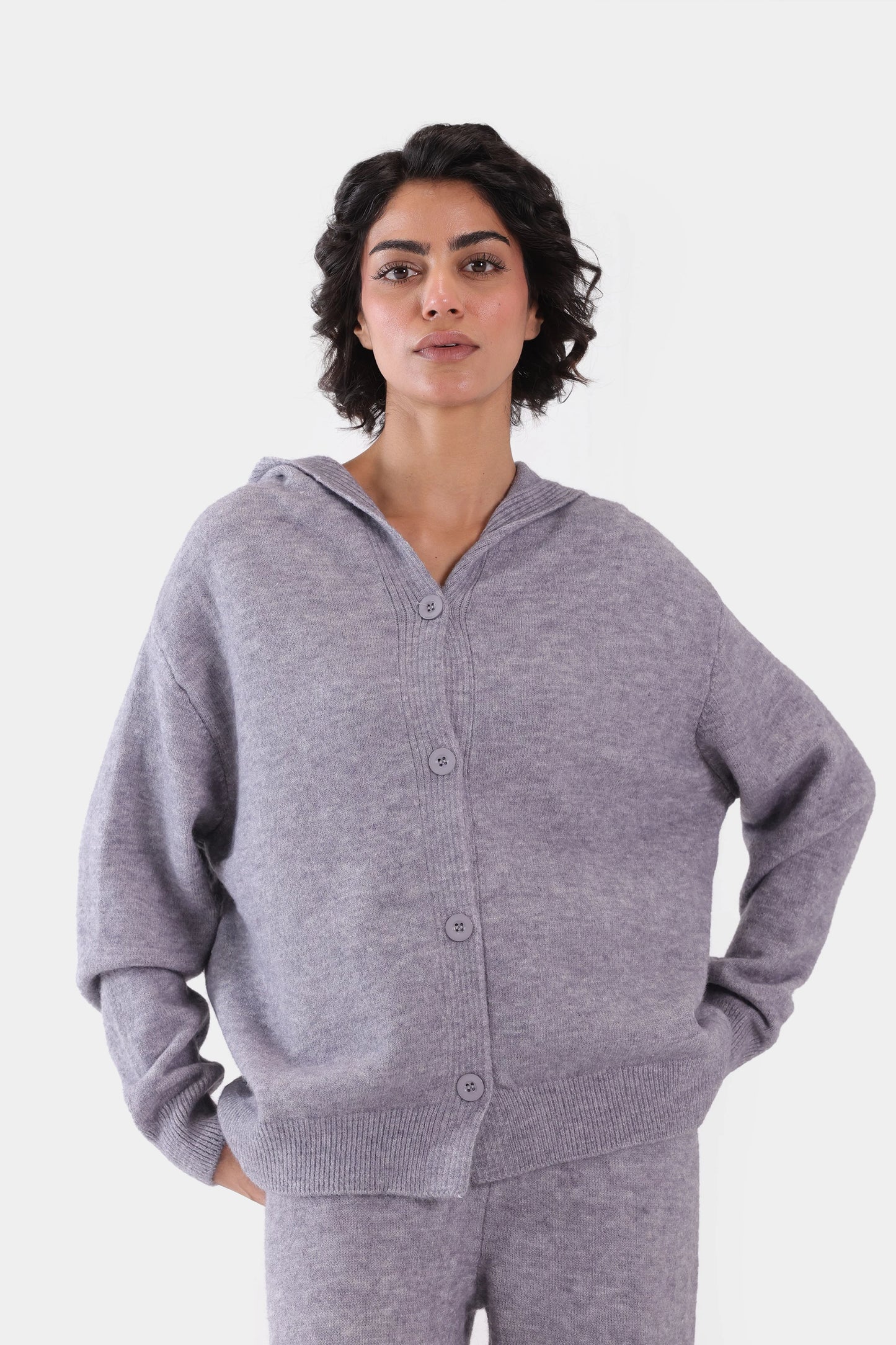 Hooded Cardigan & Trousers Co-Ord Set - Cougar Clothing