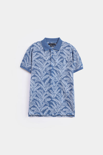Pique Printed Polo - Cougar Clothing
