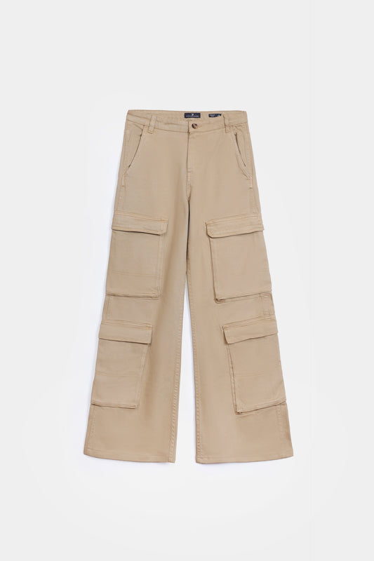 Multi Cargo Boot-Cut Jeans - Cougar Clothing