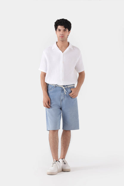 Relaxed Fit Denim Shorts - Cougar Clothing